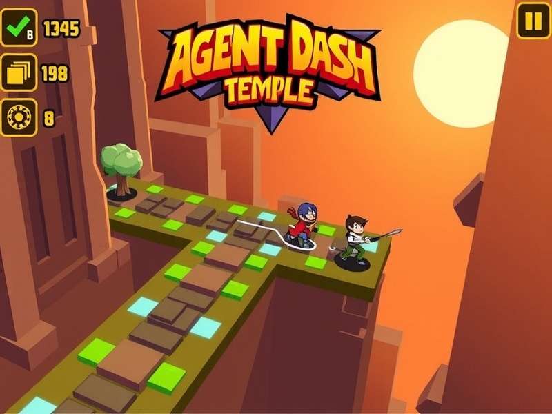 Agent Dash Temple Trek Power-ups